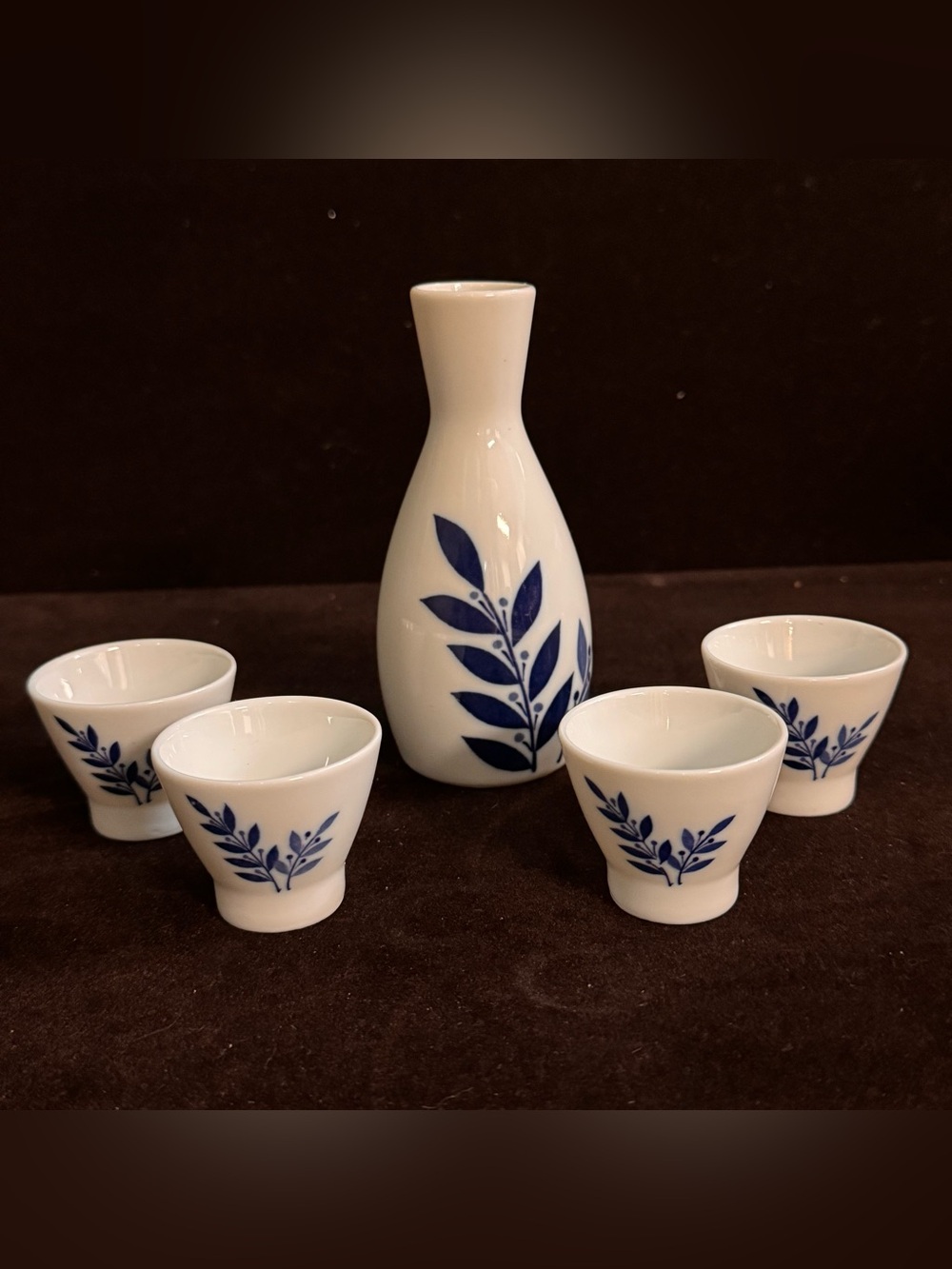 vintage Gekkeikan ceramic sake set